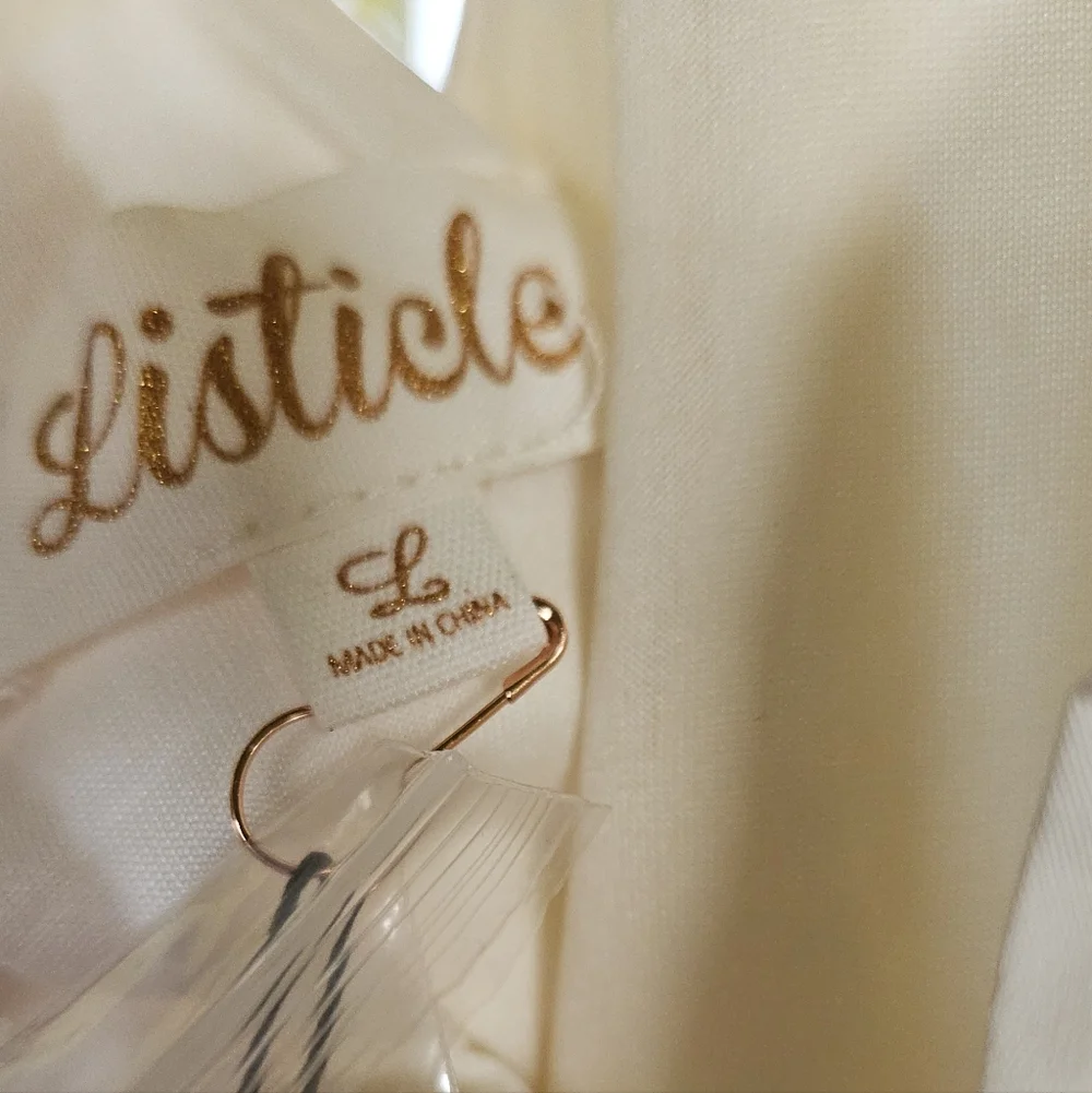 Listicle Cream Women's Swing Dress - Picture 4 of 5
